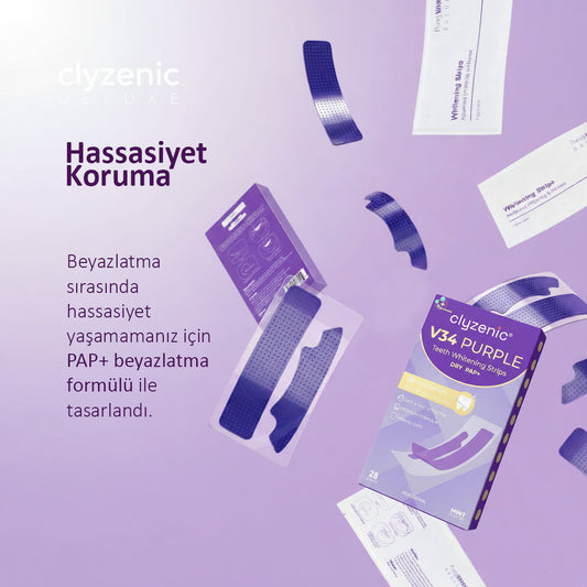 Clyzenic V34 PAP+ Diş Beyazlatıcı Bant
