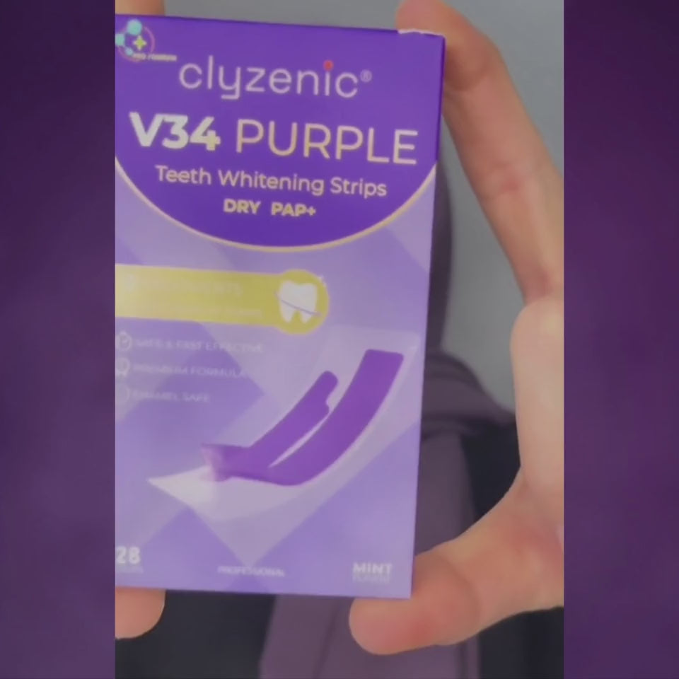 Clyzenic V34 PAP+ Diş Beyazlatıcı Bant – clyzenic